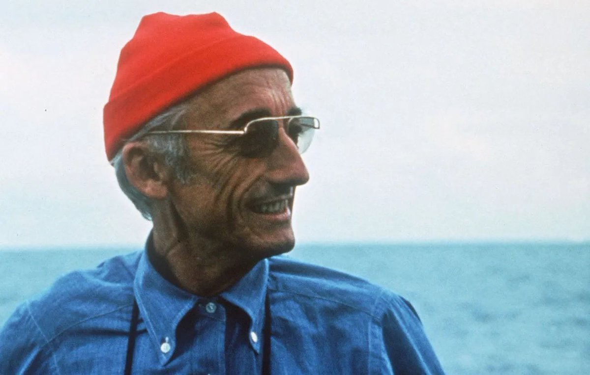💡 Trivia : Cousteau, l'homme au bonnet rouge, nous a quitté il y a 27 ans, le 25 juin 1997. Qu'avez-vous appris  aujourd'hui ?
    1 - Inventeur du détendeur
    3 - Académicien français
    4 - Décoré par 2 présidents des USA
