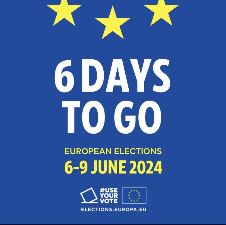 Just under a week left before voting in the European elections gets underway! #UseYourVote 🇪🇺🇪🇺🇪🇺 Here’s everything you need to know: elections.europa.eu/en/