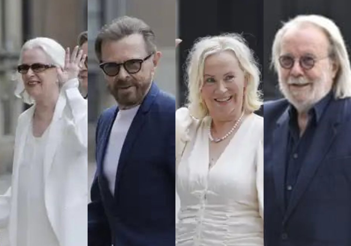 KeepAnEyeOnDan_'s tweet photo. ABBA ARE BACK!!!!
For the first time in 2 years, all four members are together today as the King Carl XVI Gustaf will award them the Order Of Vasa

@ABBA @ABBAVoyage @ABBATheMuseum 
@ABBAaccess @officialabbafan @ABBA_UPDATES @ABBACharts
#ABBA https://t.co/Z6clki5gwE