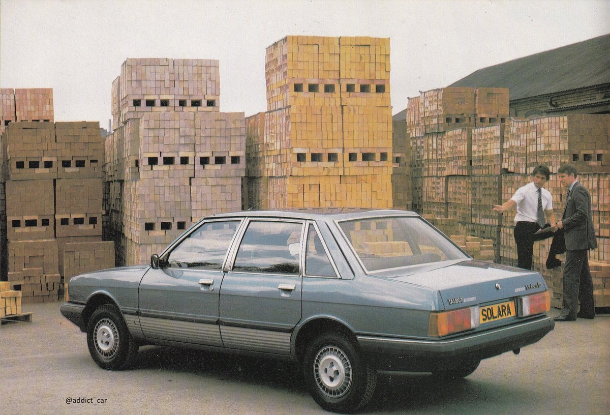 addict_car's tweet image. Dropping a brick: Random car brochure picture of the day. #Talbot