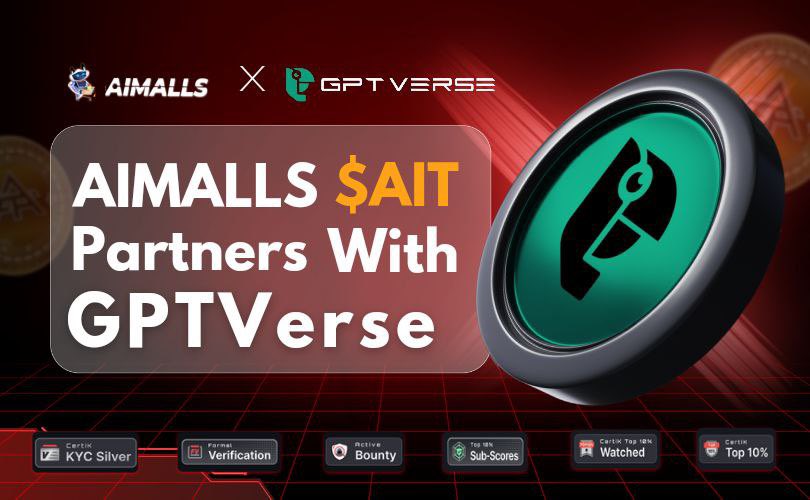 📢Partnership Announcement: @gpt_verse X #AiMalls 🤝

👉At GPTVerse, we are committed to creating an innovative AI hub that serves as a multi-platform gateway to the future of decentralized applications (Dapps). Our mission aligns perfectly with AiMalls, an AI-powered online mall