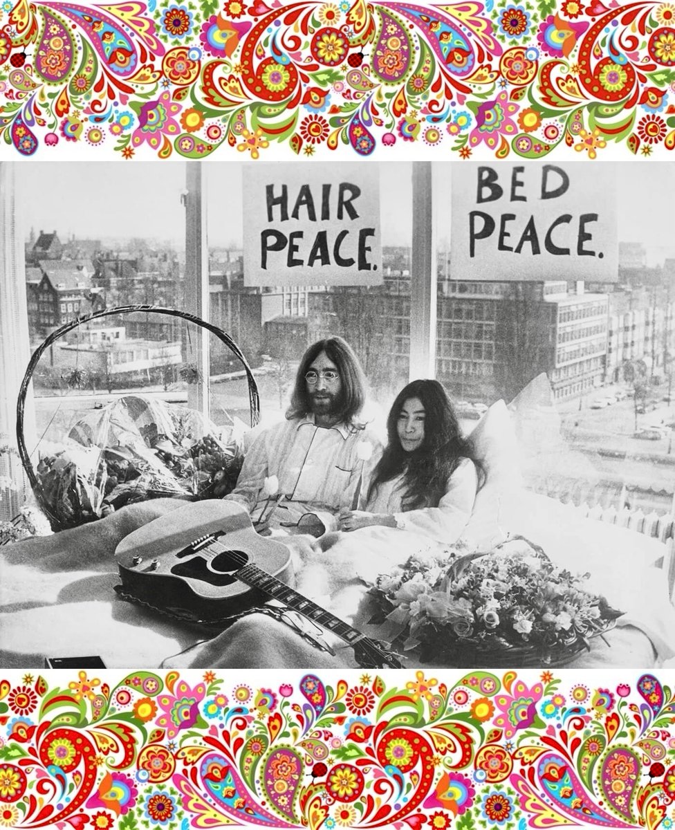 55 years today since John Lennon and Yoko Ono recorded “Give Peace a Chance' in a Montreal hotel during their ‘bed-in’.