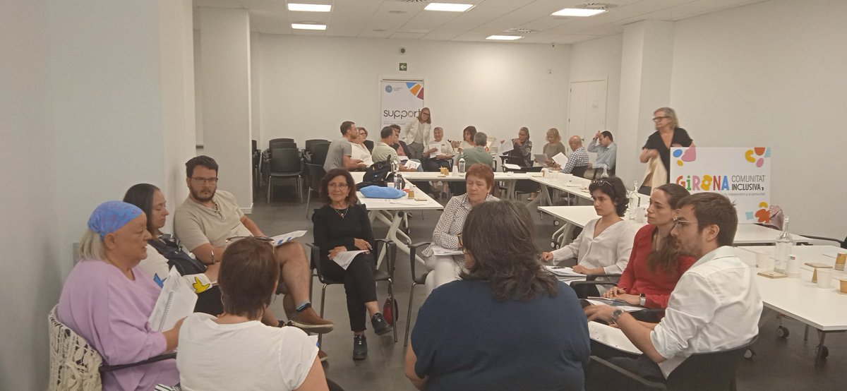 supportgirona's tweet photo. 📢Primera plenària de #gironaciutatinclusiva per seguir avançant en el projecte impulsat per un grups d'entitats del territori. S'ha consensuat l'#organigrama i les diferents #palanques a treballar durant els propers mesos. Amb moltes ganes d'avançar cap un model de ciutat que inclogui a tothom💪🏻