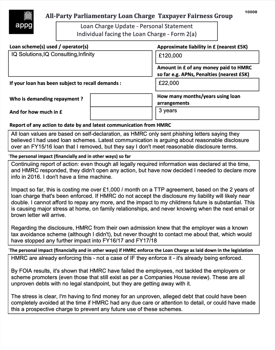 ...it's shown that HMRC have failed the employees, not tackled the scheme promoters (even those that still exist as per a Companies House). These are all unproven debts with no legal standpoint, but they are getting away with it.
#LoanChargeScandal
@LCAG_2019 @loanchargeAPPG