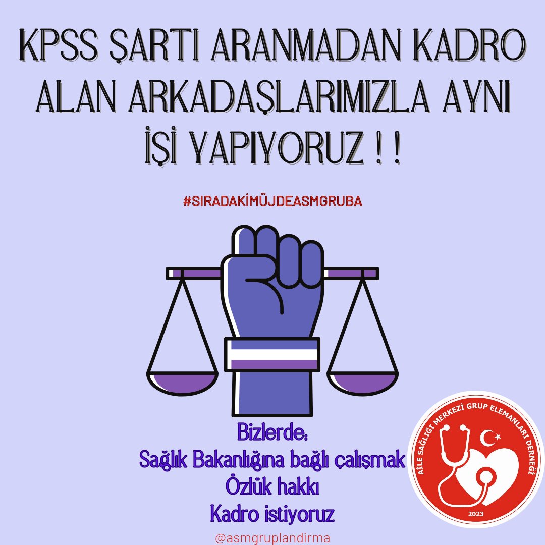 <a href="/bektasbaris/">Av.Barış Bektaş</a> <a href="/asmgruplandirma/">Aile Sağlığı Merkezi Grup Elemanları Derneği</a> asmlerin omurgalarıyız yük değil yükü omuzlayanız

#elemandeğilsağlıkçı