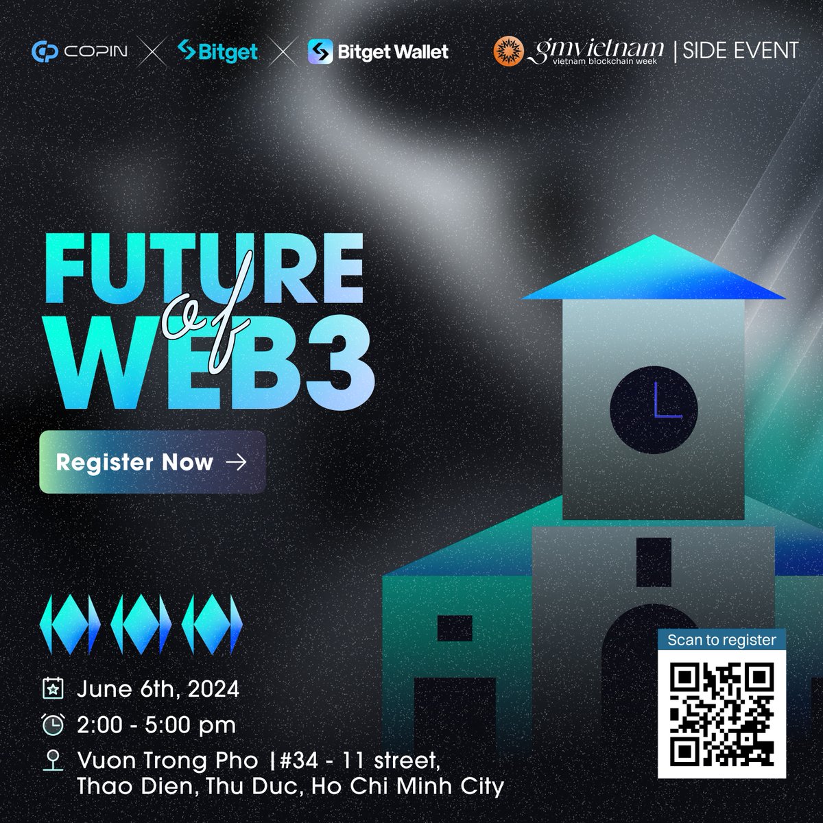 Copin Analyzer π (@copin_io) on Twitter photo FUTURE OF WEB3 EVENT ππ₯
π»π³Join us at the epic side event of <a href="/gmvn_official/">GM VIETNAM (π,π»π³) | Vietnam Blockchain Week</a>! Dive into the future of Blockchain with top experts, investors, and developers from <a href="/Copin_io/">Copin Analyzer π</a>, <a href="/bitgetglobal/">Bitget</a>, and <a href="/BitgetWallet/">Bitget Wallet π©΅</a>!
π Time: 2:00 - 5:00 pm, June 6, 2024
π Location: Vuon Trong Pho | #34 FUTURE OF WEB3 EVENT ππ₯
π»π³Join us at the epic side event of <a href="/gmvn_official/">GM VIETNAM (π,π»π³) | Vietnam Blockchain Week</a>! Dive into the future of Blockchain with top experts, investors, and developers from <a href="/Copin_io/">Copin Analyzer π</a>, <a href="/bitgetglobal/">Bitget</a>, and <a href="/BitgetWallet/">Bitget Wallet π©΅</a>!
π Time: 2:00 - 5:00 pm, June 6, 2024
π Location: Vuon Trong Pho | #34