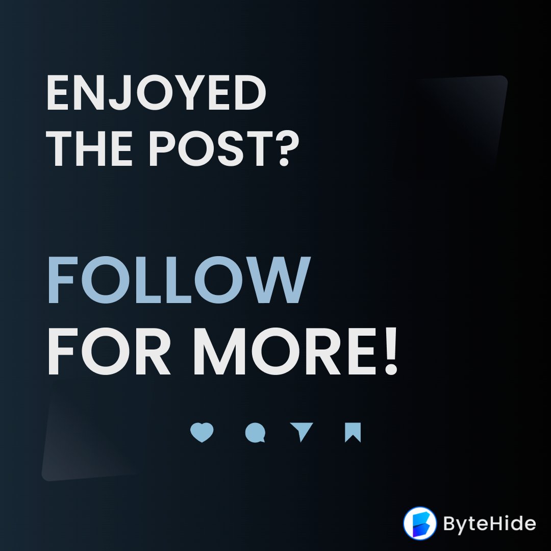 byte_hide's tweet image. 7/7🧵: Enjoyed the post? Follow for more upcoming info about .NET 9 and its new features! 😍#DotNetDevelopers #progrmming