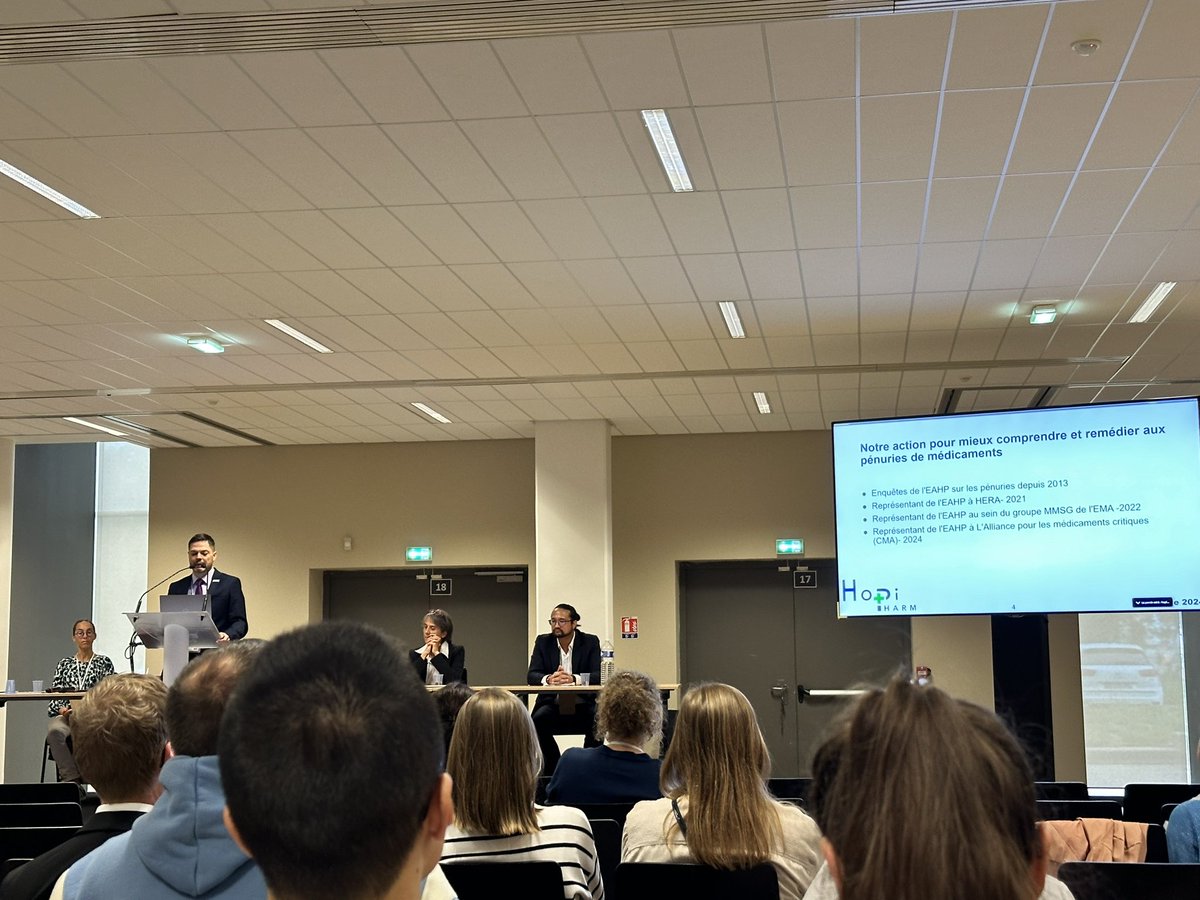 #hopipharm : Session sur les #ruptures de produits de santé notamment les #medicaments. 
Session avec <a href="/NenadMiljkovic/">Nenad Miljkovic</a> @charlotteroffiaen <a href="/TheoHenriet/">Théo Henriet</a> @CatherineAmalric pour discuter de nos difficultés quotidiennes de gestion des ruptures.