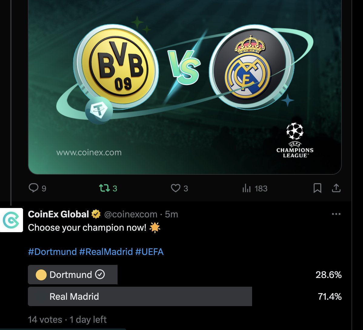 ApriliaMareta's tweet photo. @coinexcom @PetirSarwan   
@HuzaiSiti   
@kadirprits https://t.co/GyGSKyLpP8