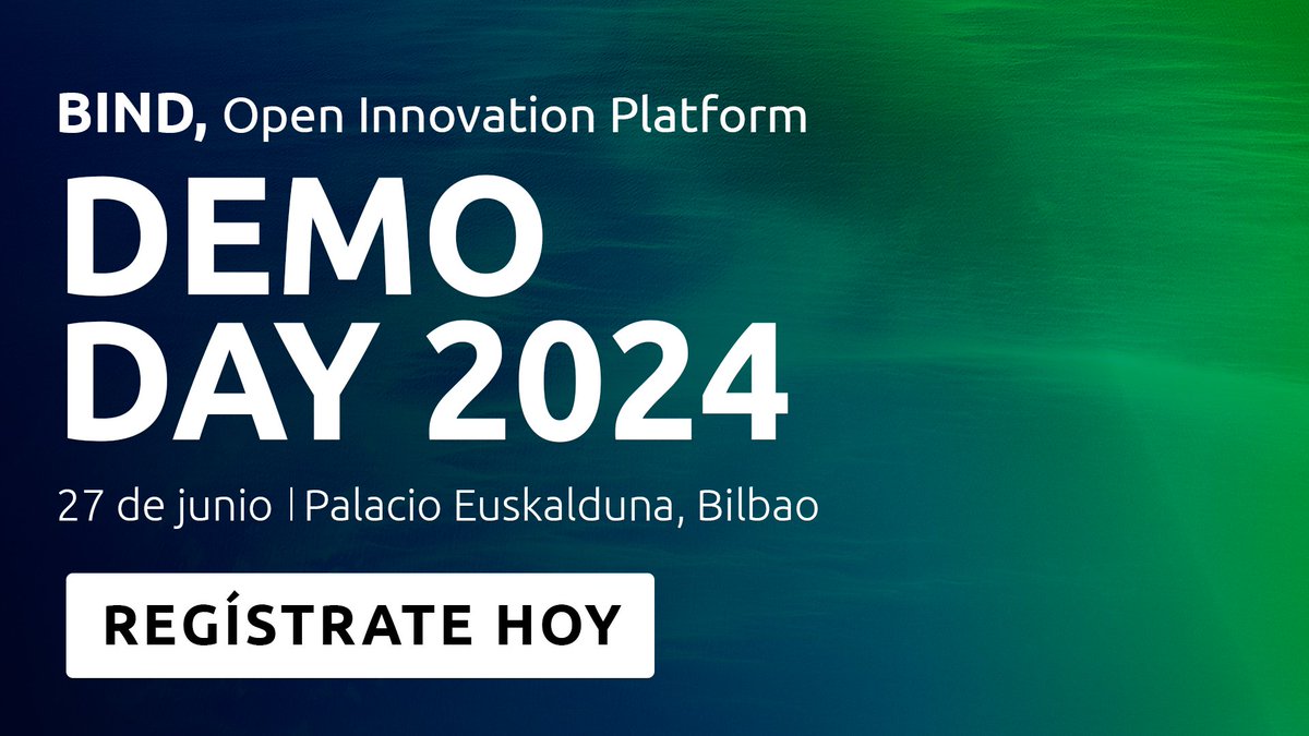 ¿Quieres conocer las soluciones más innovadoras para industria? Nos vemos en el BIND Demo Day del 27 de junio para

🚀 Conocer soluciones innovadoras
🤝 Conectar con +500 líderes
🔍 Descubrir tecnologías que están cambiando la industria

¡Regístrate hoy! ✍️bindplatform.com/es/registrate/