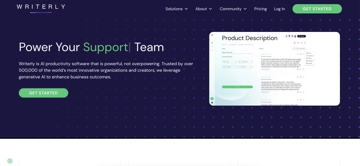 arounda_agency's tweet photo. #Writerly's versatile nocode cloud platform caters to individuals and enterprises alike,It offers limitless output and intelligent brand personas.The tool empowers easy creation,editing,and publishing in line with brand guidelines. #artificalintelligence 

https://t.co/UmC773Yevq https://t.co/xaDuEHUQHk