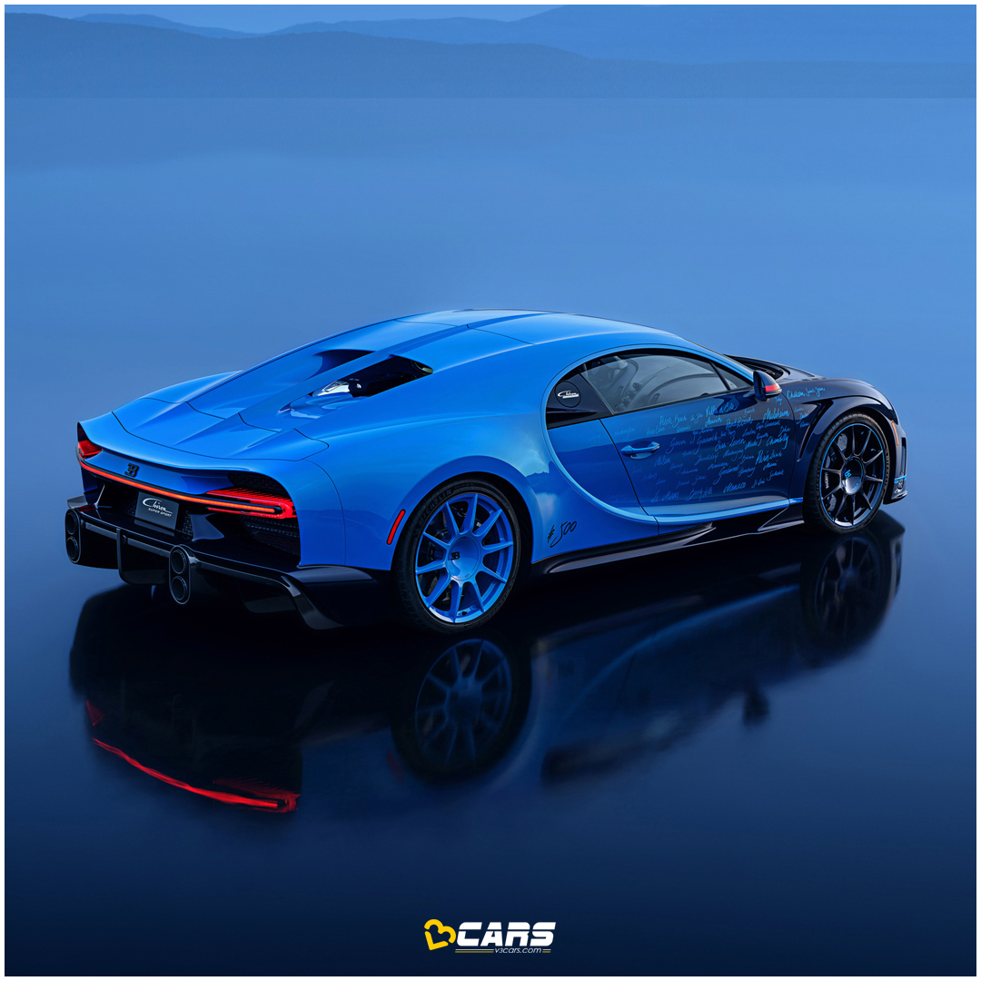 #Bugatti have revealed the L’Ultime - the 500th and final edition of the #SuperSport #Chiron. The first Chiron was introduced in 2016 at the Geneva Motor Show. The L’Ultime marks the end of the #W16 powertrain. A new V16 engine will replace this powertrain soon.

#V3Cars