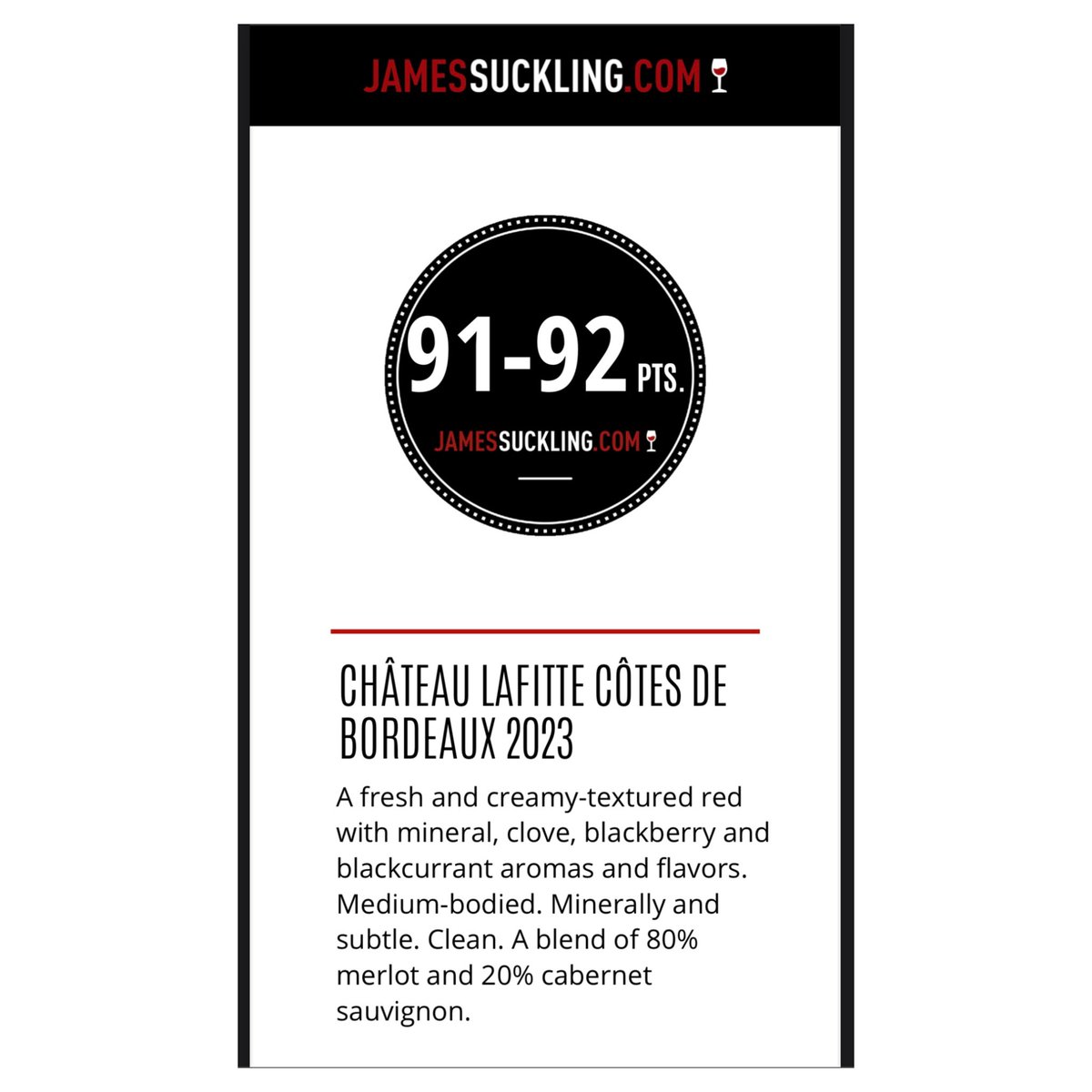 Thank you very much <a href="/JamesSuckling/">James Suckling</a> !!!! 🍷💯💫