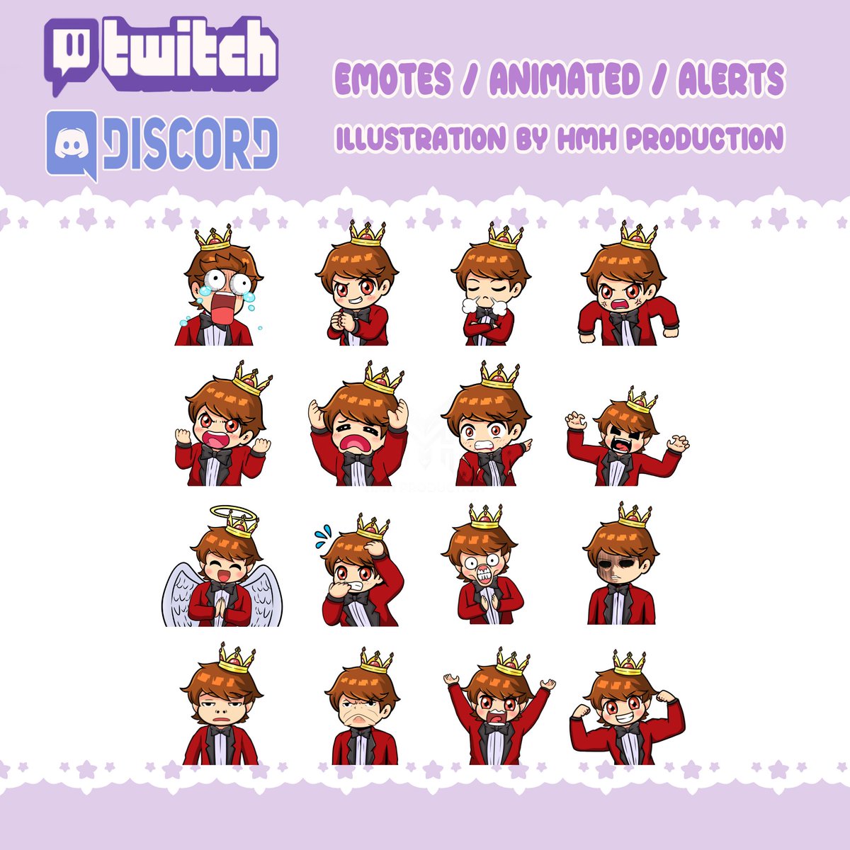 ⭐commission completed

✨Open commissions✨
🎨Custom emotes, animated and YCH

❓DM if you have any questions
🌐Order link in bio
#emotes #twitchemotes #twitchstreamer #pngtuber #VtuberUprsing  #animatedemotes #emoteartist #vgencomm #twitchaffiliate #twitchpartner #vtuber #comms