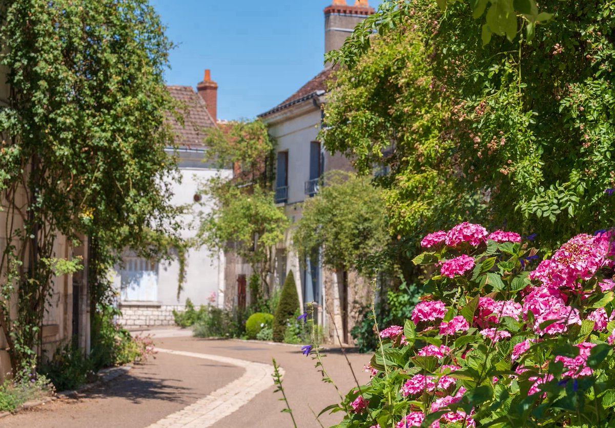 In the Loire valley near Tours, between Chateau de Chenonceau and the town of Loches, the residents of the small village Chédigny have turned their quiet, winding streets into a Jardin Remarquable...