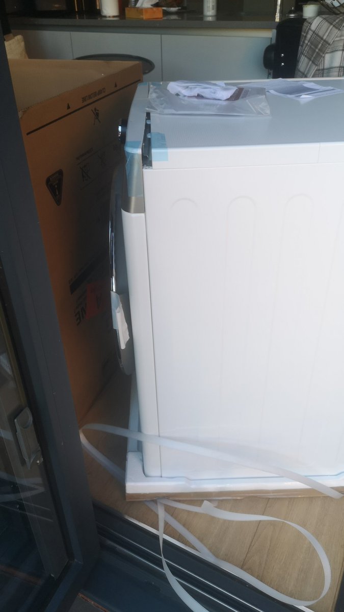 A £1000 washing machine delivered direct from LG, unboxed it and found it like this, your customer support and tech teams answer, "fix it yourself it's easy you just have to take some screws out and push it back together" absolutely discusted and still waiting for a managers call