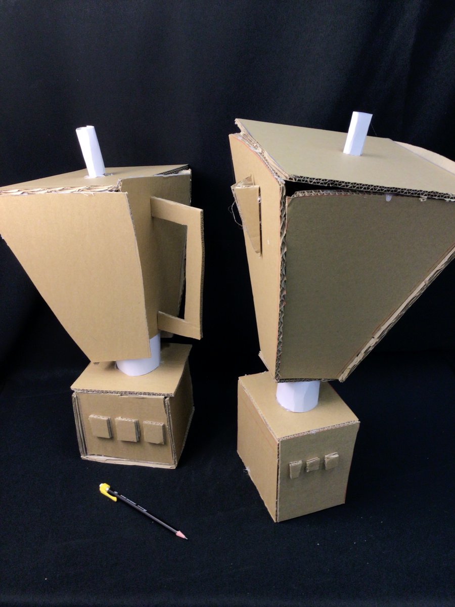 The last week of school when you give students creative freedom to make.. they make cardboard blenders 🤣😀