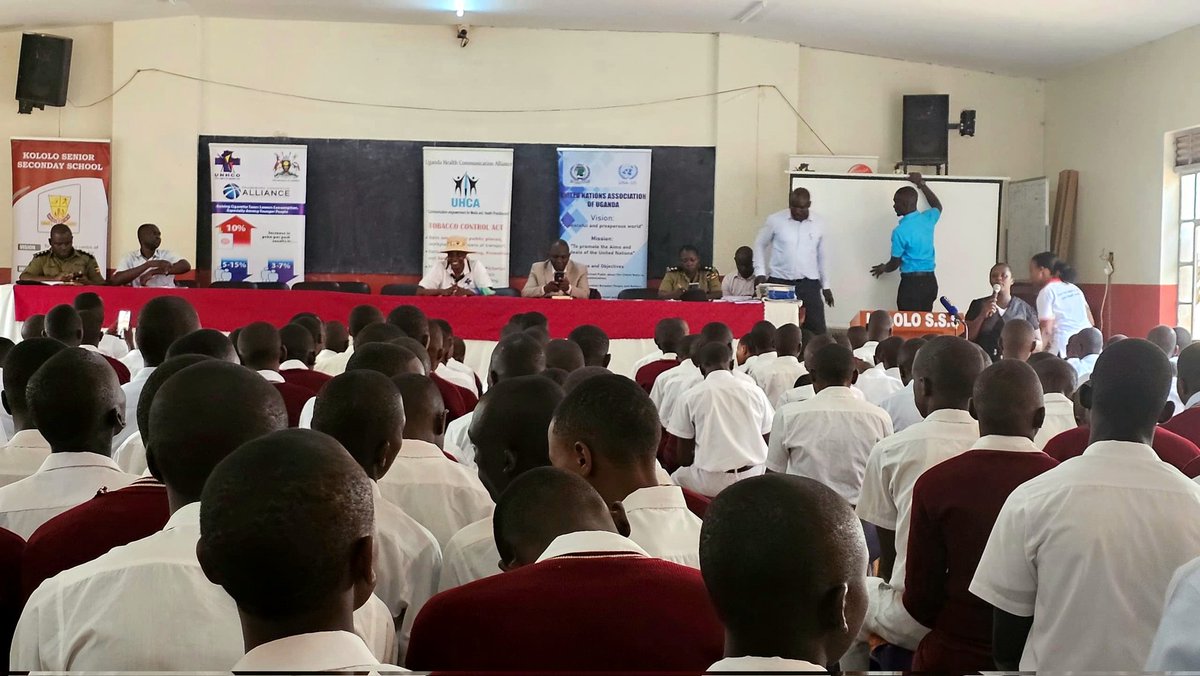 Protecting Children from Tobacco Industry Interference! We've joinned forces to celebrate World No Tobacco day at Kololo Senior Secondary School. Children are being intentionally targetted by the tobacco industry through persuasive & trendy adverts. Stand committed!