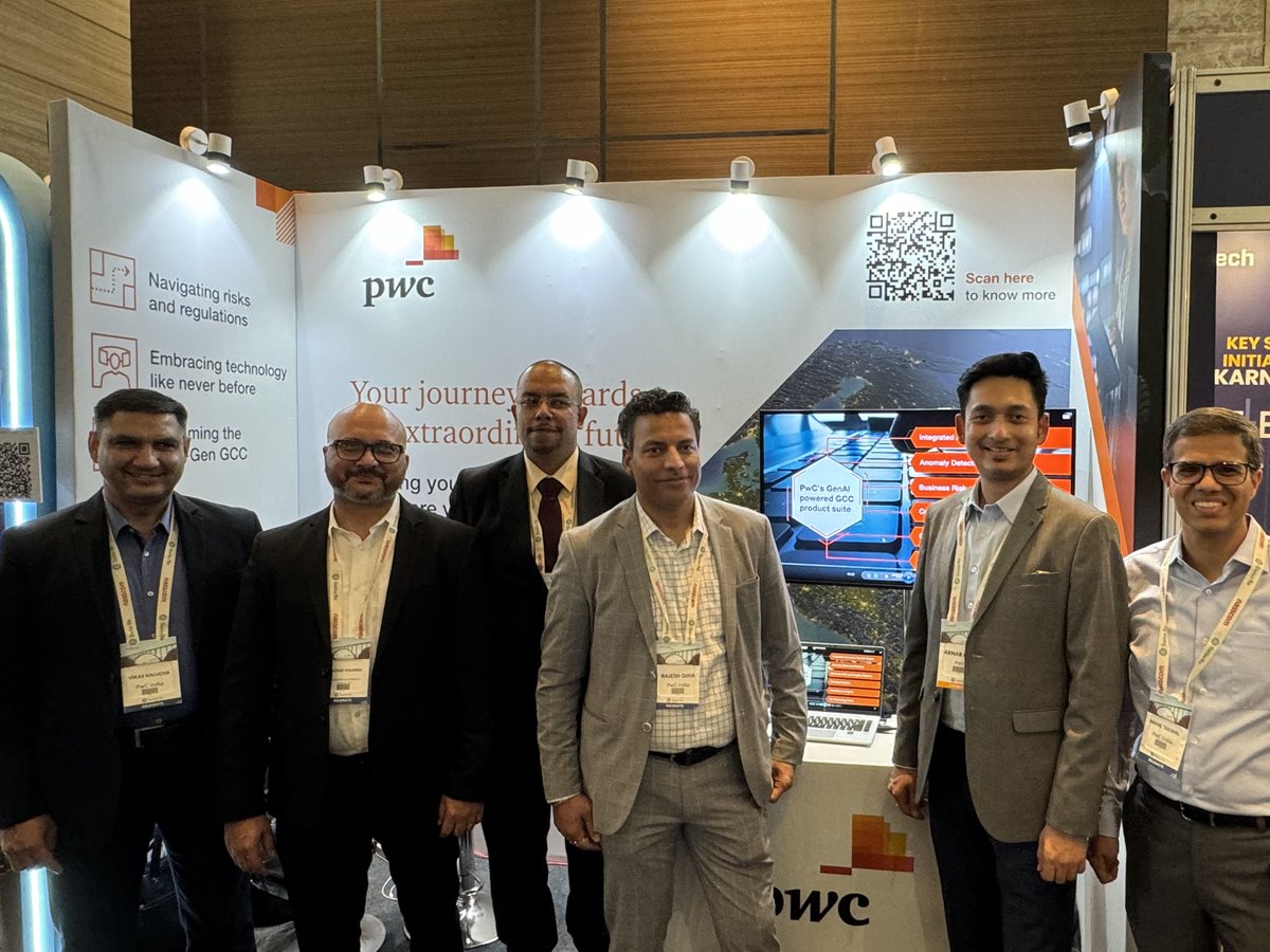 PwC_IN's tweet photo. Thrilled by the overwhelming interest participants have shown in our specially curated digital products for the #GCC ecosystem at the NASSCOM GCC Conclave 2024. We look forward to continuing these meaningful conversations and driving innovation together.
#GCCwithPwC https://t.co/jva5bDwNN4