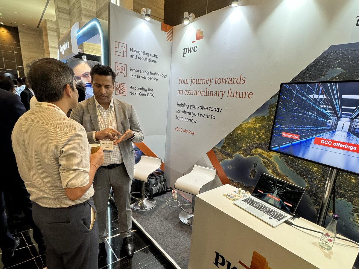 PwC_IN's tweet photo. Thrilled by the overwhelming interest participants have shown in our specially curated digital products for the #GCC ecosystem at the NASSCOM GCC Conclave 2024. We look forward to continuing these meaningful conversations and driving innovation together.
#GCCwithPwC https://t.co/jva5bDwNN4