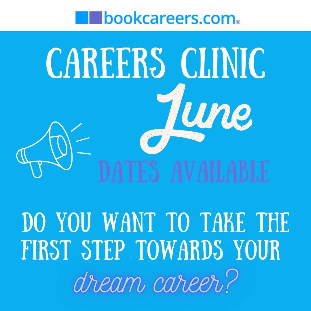 Hard to believe it's this time of the year already, but we've just released slots in our Careers Clinic for June! If you want a quick chat with us, book in here: bookcareers.com/book-a-free-pr… #workinpublishing #publishinghopefuls #bookcareers #careerdevelopment