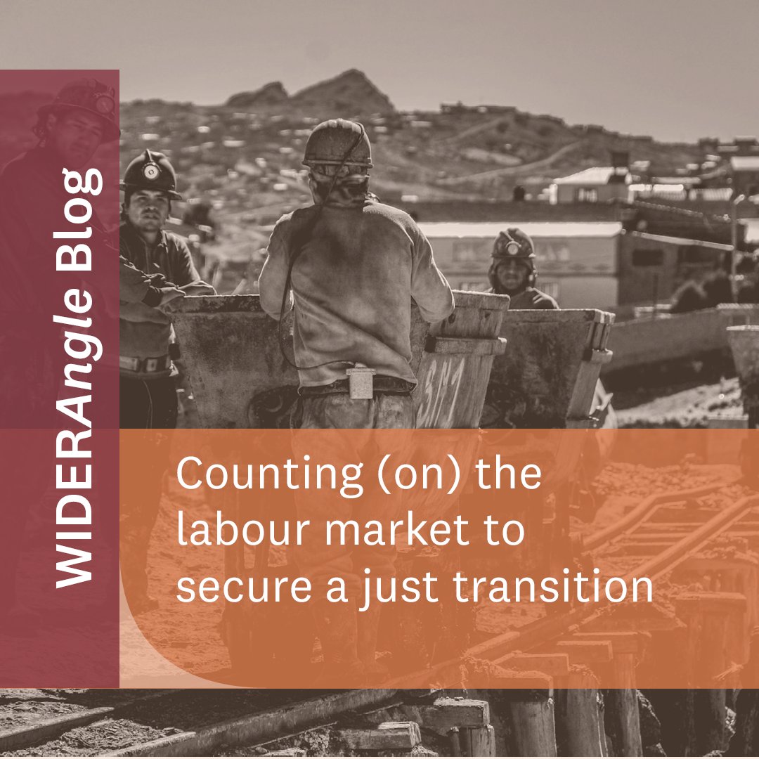 UNUWIDER's tweet photo. Transitioning from coal is vital for climate, but what about the workers? Our blog explores a just transition for the labour market in South Africa. Read about the strategies to reduce inequality: https://t.co/hHY06DgiLw
#JustTransition #ClimateAction #devXroads @HaroonBhorat https://t.co/3F2XwkCtfj