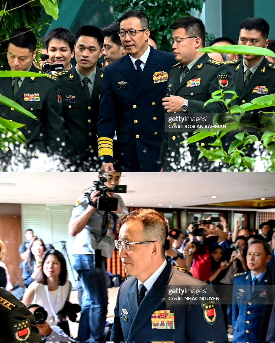 法新社镜头下的中国国防部长