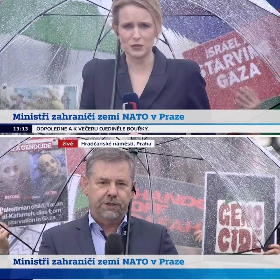 ⚠️ BREAKING! Česká televize otočila a začala otevřeně popisovat genoc!du v G@ze. Konečně! 👏 👏👏