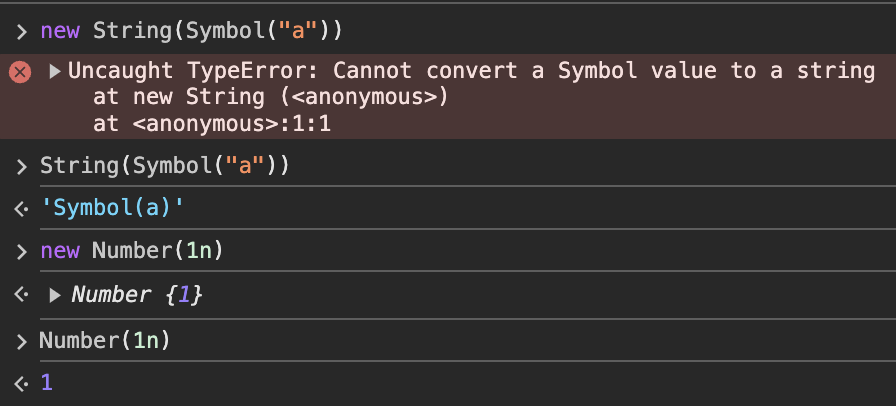 Wise man said: "JavaScript becomes consistent after ES6"
