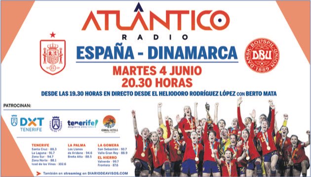 🏟️ ¿Quieres ir el martes al Heliodoro?

🔊🎟️ Sorteamos entradas para el encuentro entre la @SEFutbolFem y #Dinamarca

🏆 Partido clasificatorio para el #WEURO2025 

📱Solo tienes que retuitear esta publicación y seguir nuestra cuenta.