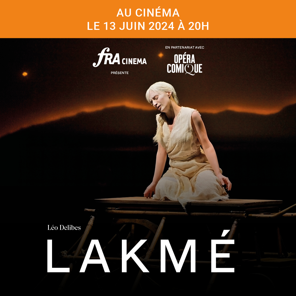 Lakmé : un chef-d'œuvre de Léo Delibes à découvrir sur grand écran le 13 juin dans votre cinéma. Laissez-vous transporter par la beauté de la musique et la mise en scène de Laurent Pelly. En partenariat avec @fracinema