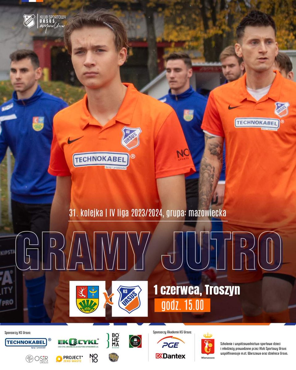 rks_ursus's tweet image. 🟦⬜️🟧
Jutro mecz #K31 #TROURS 💪🚜
Mamy sporo do udowodnienia 😎
#MocnoUrsus #KlubzUrsusa #RazemUrsus
💪🚜
