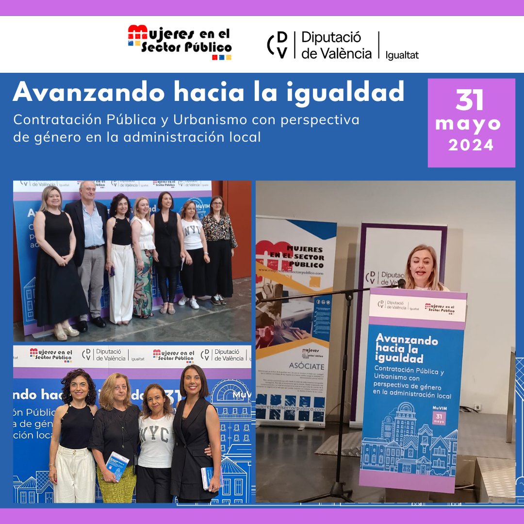 Hoy nos reunimos en Valencia #Avanzandohacialaigualdad, primer evento de #MSPCValenciana, con @nataliaenguix en @dipvalencia Hablamos de #urbanismo con perspectiva de #género