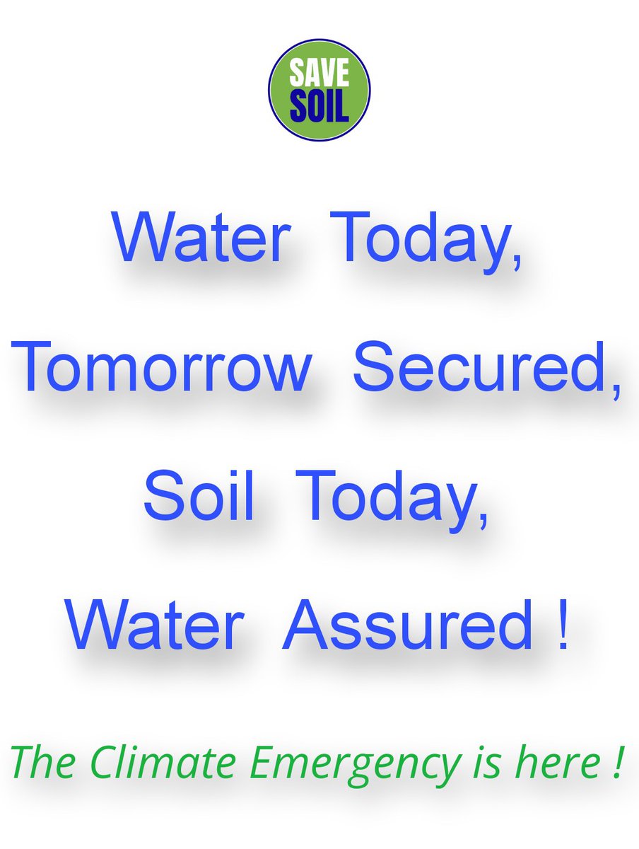 If there is water, There is tomorrow, If there is soil, There is water ! Maintaining healthy soil today guarantees effective water management tomorrow and protecting water sources now ensures future availability. #Soil #biodiversity #HealthFirst #SaveSoilMovement #SaveSoil