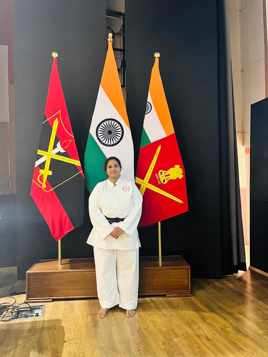 Achieving a black belt is just the beginning. Proud of Tasheen Mam, a former student of Renshi T. Balakrishnan, who gave a self-defense seminar to army officials and their families. She inspires us to balance career and life with dedication. #Karate #WorkLifeBalance #Inspiration