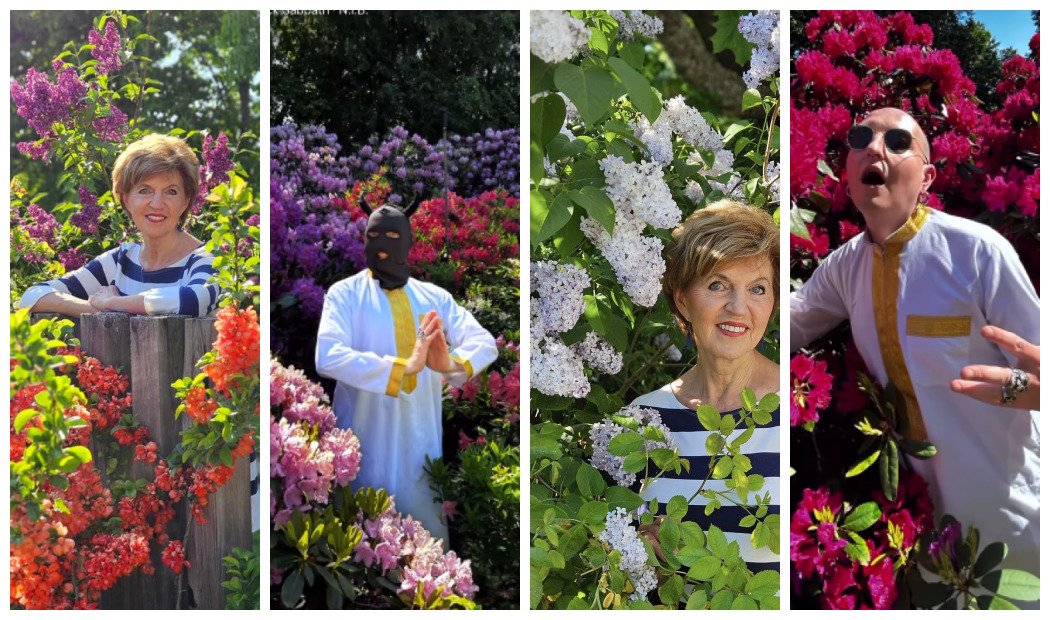 Ineta__'s tweet image. Foto: Ineses Vaideres un Kristiāna Brektes Facebook profili. 
Nevaru izlemt, par ko balsot.