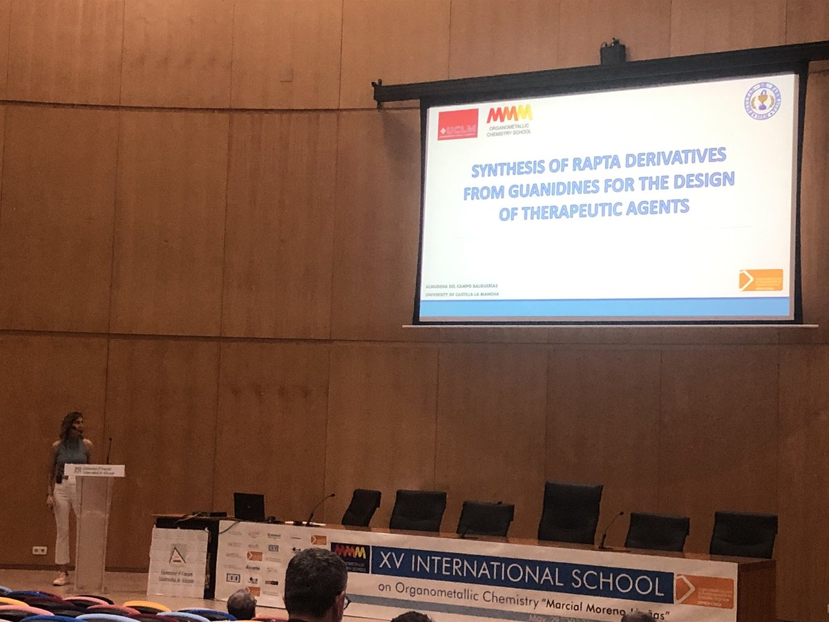 ORCATS group (@orcats_group) on Twitter photo And now it is the turn of Almudena del Campo, who is presenting her work about the synthesis of RAPTA derivatives and their use as antitumoral agents <a href="/ISOC_MMM_2024/">ISOC-MMM-2024</a> <a href="/orfeo_cinqa/">ORFEO CINQA</a> And now it is the turn of Almudena del Campo, who is presenting her work about the synthesis of RAPTA derivatives and their use as antitumoral agents <a href="/ISOC_MMM_2024/">ISOC-MMM-2024</a> <a href="/orfeo_cinqa/">ORFEO CINQA</a>