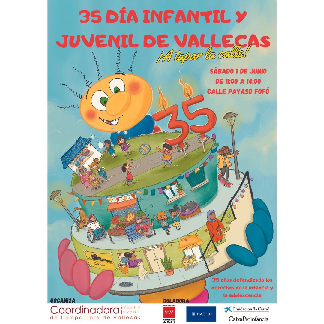 Acompáñanos este próximo 1 de junio en el 35º Día Infantil y Juvenil de Vallecas creando conciencia vial en los más pequeños a través del juego. #MultiplicadoresdeVida #JuntosEsMejor #AprenderJugando @la_coordinadora @DGTes