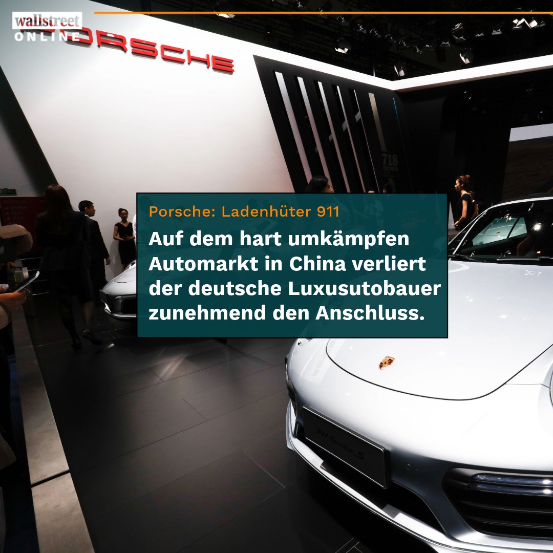 Mit einem Verkaufsrückgang um 15% im letzten Jahr und weiteren 24% im ersten Quartal dieses Jahres gegenüber dem Vorjahr, spürt Porsche den Druck auf einem der größten Automärkte der Welt.

wallstreet-online.de/nachricht/1814…
#wO #Aktie #Börse #Porsche #Automarkt #China #Wirtschaftsnews