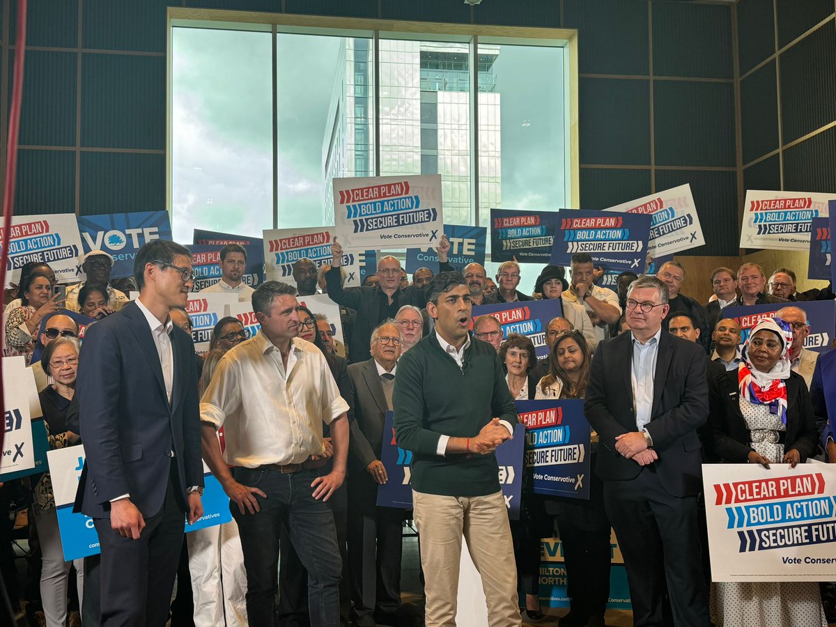 It was fantastic to welcome the Prime Minister, @RishiSunak, to Milton Keynes yesterday evening to highlight how the @Conservatives plan is working. Across Buckingham & Bletchley, I will work with colleagues to deliver a more secure and prosperous future for everyone!