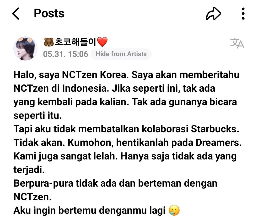 maksudnya apa nih KFANS🫵🏻 nct!

REP PAKE HASTAG GUYS‼️ jangan lengah🙏🏻