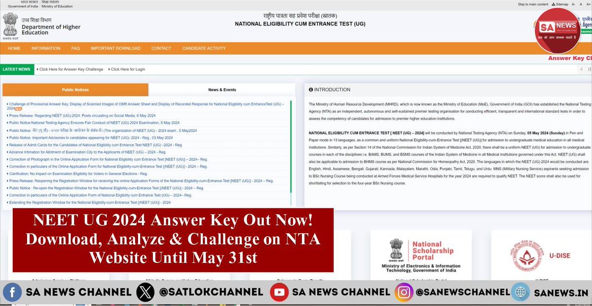 NEET UG 2024 Answer Key Released! Still not sure what your score might be?  Our comprehensive guide explains how to access the answer key, estimate your score, and what to do next in the crucial post-result phase. Don't stress, we've got you covered!  Click the link to find out