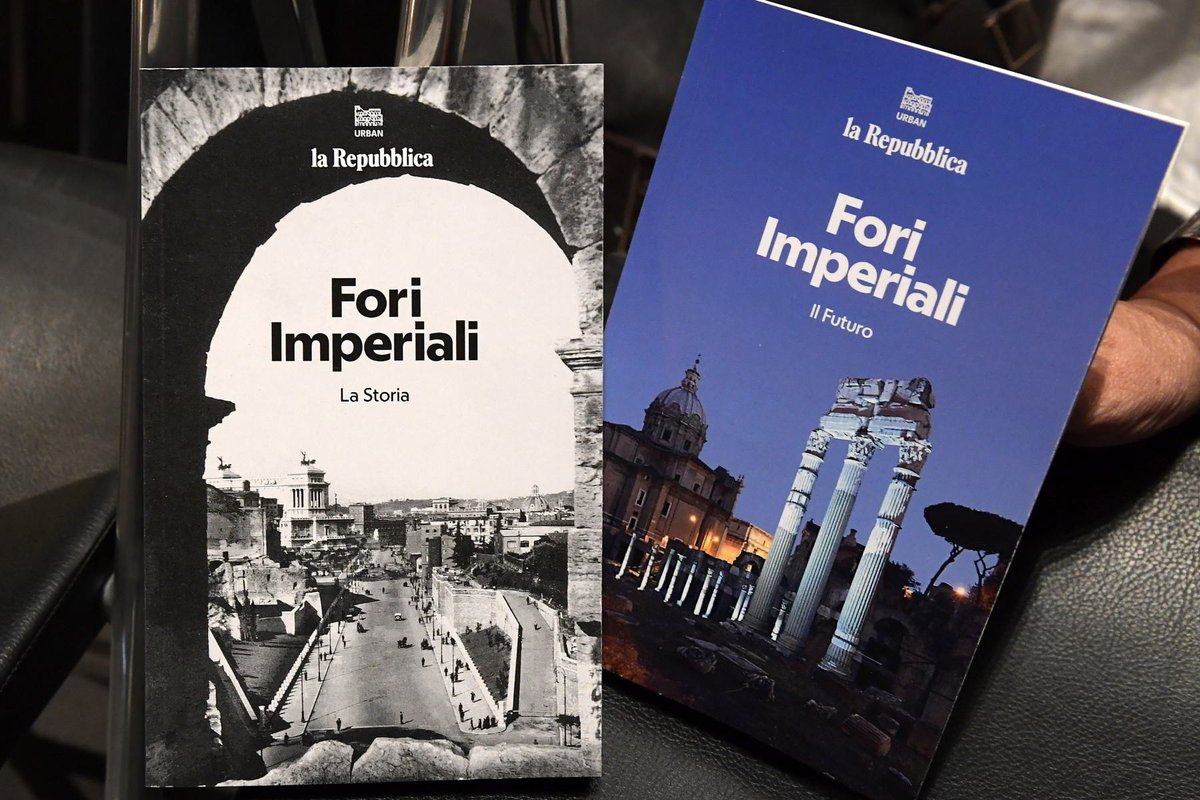 🏛️ Fori Imperiali, la trasformazione della “Piazza del Mondo”, raccontata in 2 volumi 📰 In edicola gratis con @rep_roma, sabato 1 giugno e domenica 2 giugno. #ForiImperiali #Roma @repubblica @MiC_Italia
