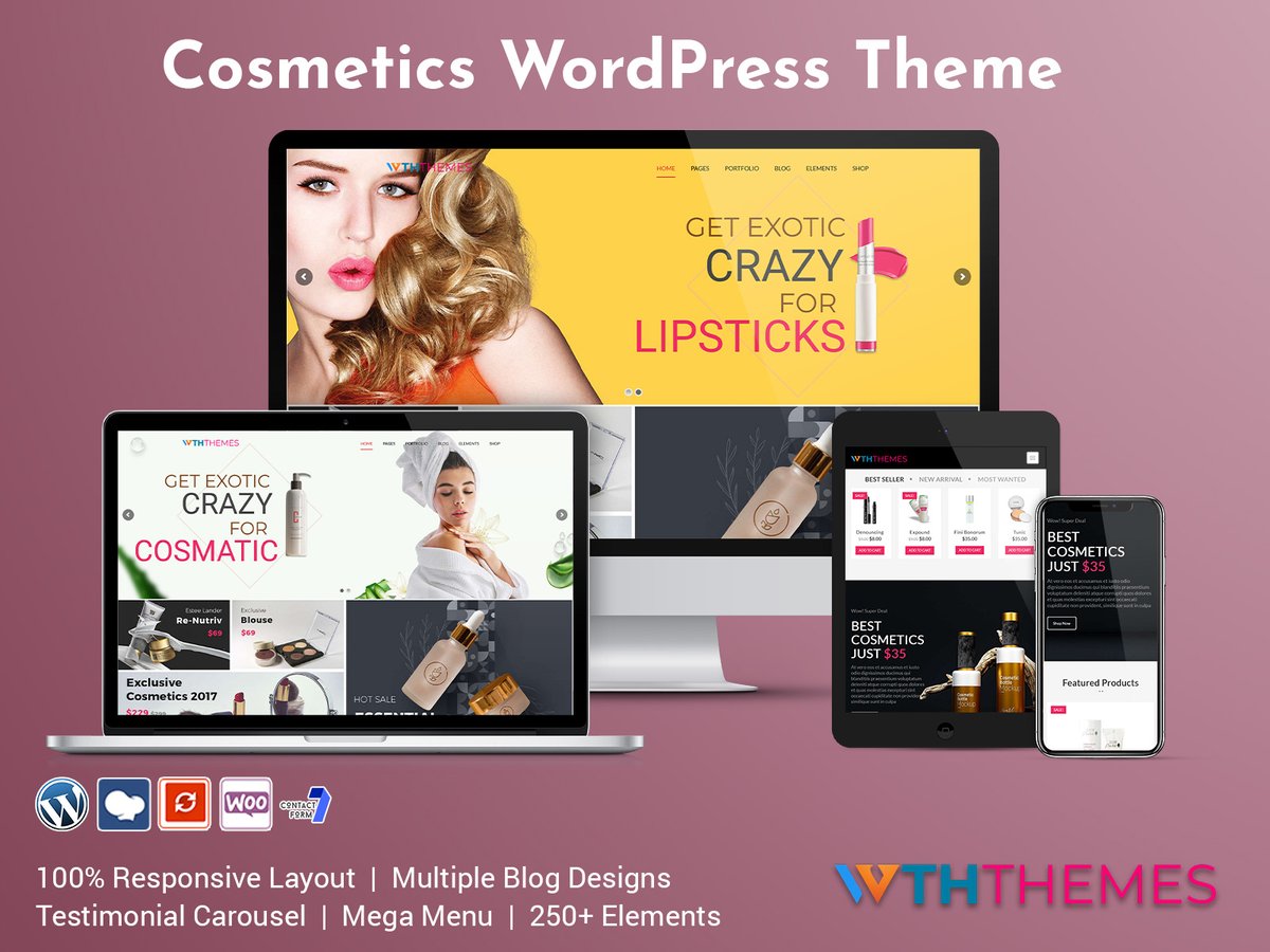 Cosmetics WordPress Themes: Transform your beauty business with our Cosmetics WordPress Theme.
.
Buy Now: wordpressthemeshub.com/product/respon…
.
.
#Cosmetics #CosmeticsWordPressTheme #CosmeticsTemplates #WordPressCosmeticsThemes #WordPresssThemes #WorPressTemplate #webdesign #webdesigntrends