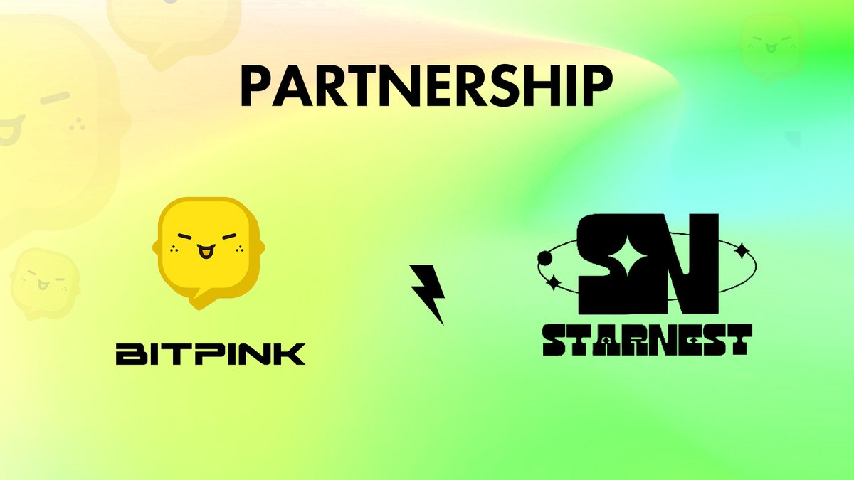🎊 PARTNERSHIP ANNOUNCEMENT 📷 Excited to announce our new #partnership with

<a href="/StarNestweb3/">StarNest</a>

🎵Star Nest is dedicated to building a music platform centered around the Web 3.0 concept.   📷

📷 Stay tuned for more!  #BTC📷  #brc20 #ordinals #crypto #Inscription #BitPink