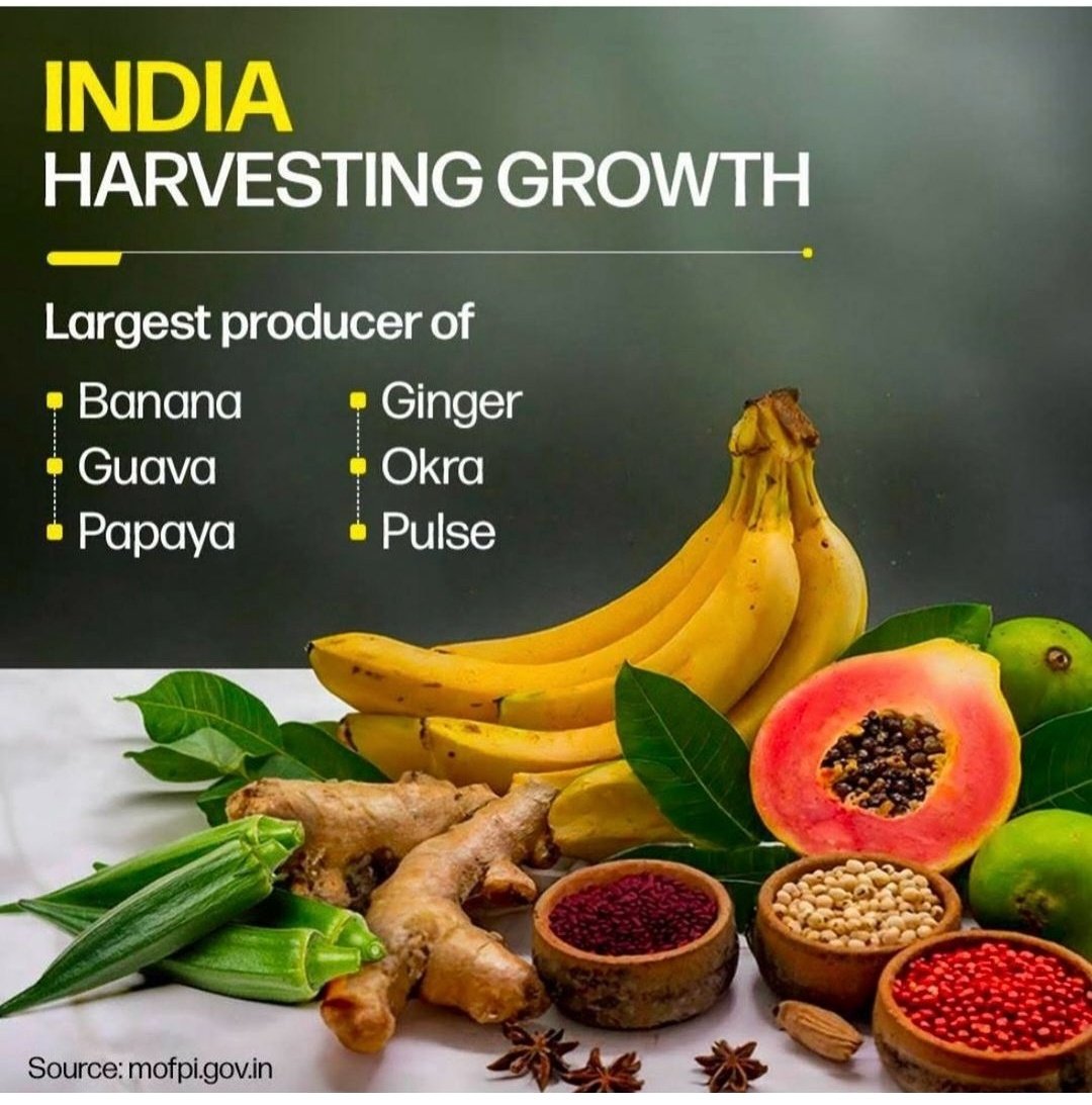 India harvesting growth.