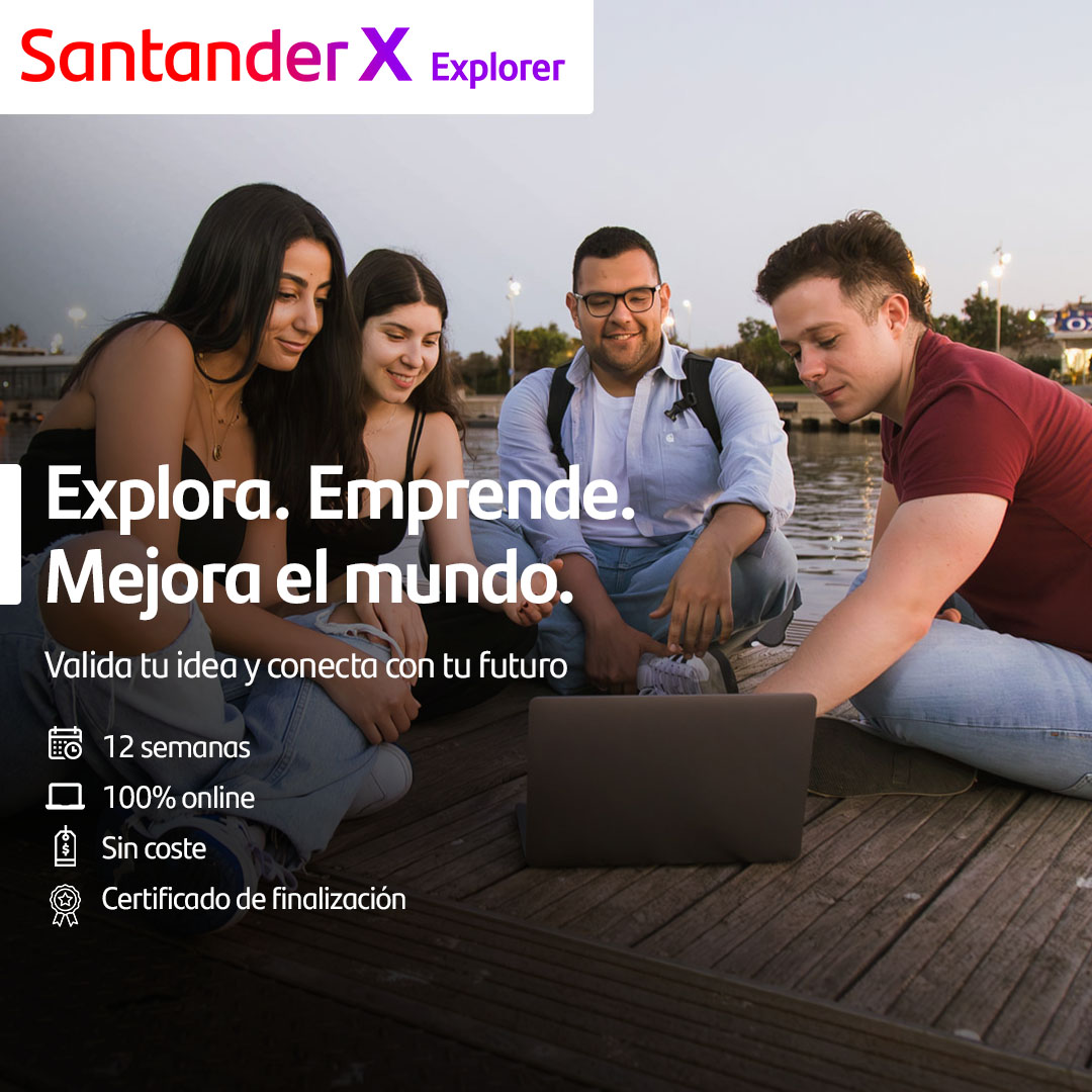 ¿Quieres conectar con tu futuro? Apúntate al programa @ExplorerByX de @SantanderX para experimentar el emprendimiento como opción profesional. Solicita ya tu plaza en: link.explorerbyx.org/bGY3
#santanderxexplorer #somosunileon