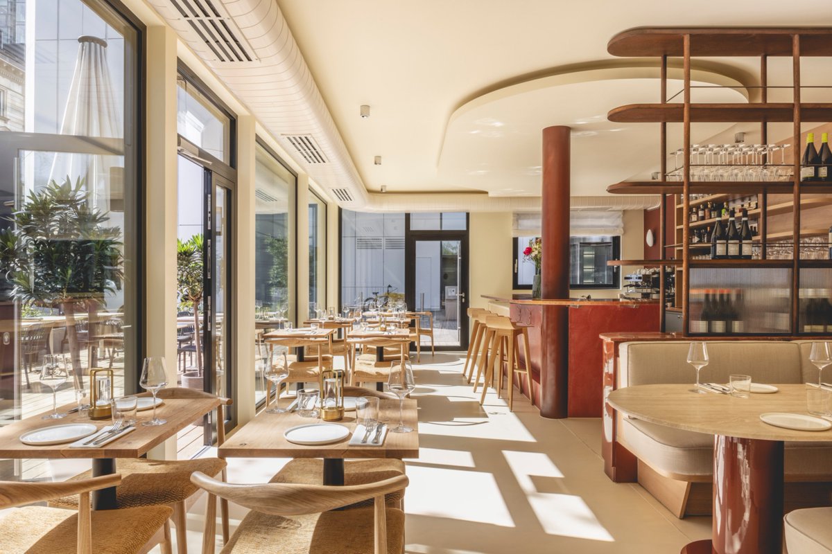International interior design studio Jolie has unveiled the interior design scheme for The Nest, an upscale restaurant concept in Frankfurt, Germany.

Learn more:  ow.ly/vVOW30sCKWV