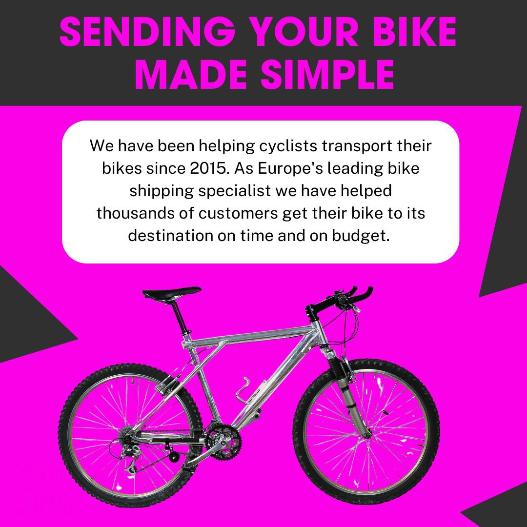 🚴‍♂️ Sending Your Bike Made Simple! 🚴‍♀️  

Since 2015, we've been Europe's leading bike shipping specialists, helping cyclists like you get their bikes where they need to be - on time and on budget. 🌍✨  

Sendbike.com 💻
