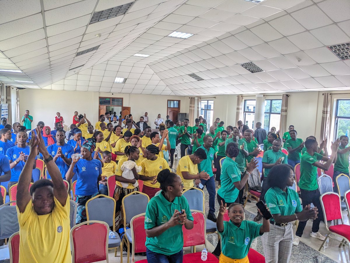 Muri Kano kanya urubyiruko rwo mu mirenge 19 igize Akarere ka @GakenkeDistrict bitabiriye inteko Rusange y'igihugu y'urubyiruko. #GakenkeNYCCongress #GakenkeYouthEmpowerment #VisitGakenke